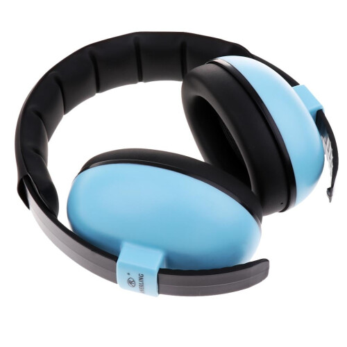 Kids Ear Muffs Adjustable Headband Blue