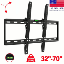 Flat TV Wall Mount Bracket with 20 Tilt and Swivel for