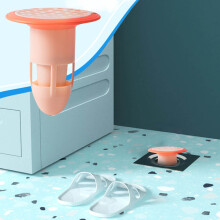 Rubber Shower Floor Drain with Backflow Preventer