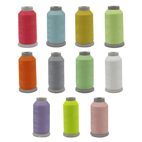 Glow-in-the-Dark Embroidery Yarn Roll 100m 1