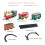 Kids Christmas Train Set with Sounds Lights Rechargeable 2