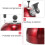 Stainless Steel Whistling Tea Kettle with Handle 6