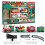 Kids Christmas Train Set with Sounds Lights Rechargeable 4