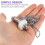 White Ceiling Fan Pull Chain Extension 36 Inch 8