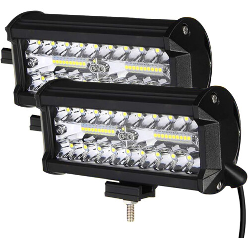 LED Work Light 7 inch 800W 24000LM 6000K 2 pcs