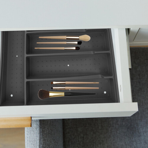 Utensil Holder Grey Plastic Kitchen Drawer 1 Piece 1