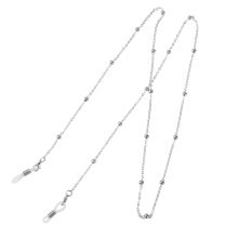 Eyewear Chain Silver 2 Pieces 31.5 x 0.18 x 0.18 Inches