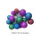 LED Christmas String Lights Colorful Glitter Ball Battery 4