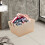 Foldable Laundry Basket Woven Canvas 50x39x39cm 4