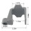 Pontoon Boat Square Rail Fender Clips ABS 4 Pack 2