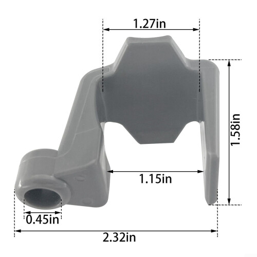 Pontoon Boat Square Rail Fender Clips ABS 4 Pack 1