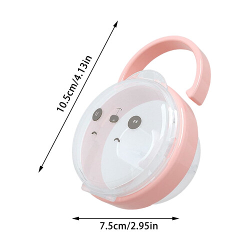 BPA-Free Pacifier Case Transparent Holder for Most Pacifiers 1