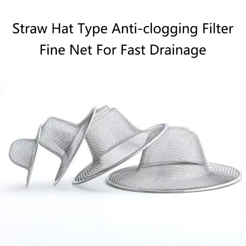 Stainless Steel Drain Pipe Filter Set 4PCS Extra Large 2