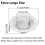 Stainless Steel Drain Pipe Filter Set 4PCS Extra Large 7