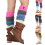 Women's Knitted Gradient Leg Warmers Knee-High to 4