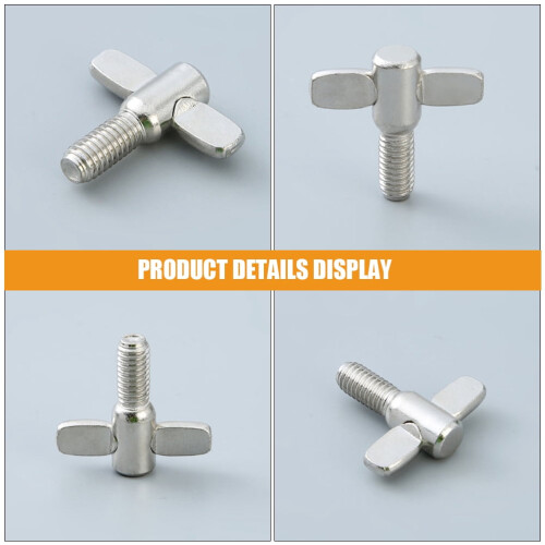 Cymbal Wing Screws Drum Stand Hardware 6 Pcs 2