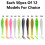 BE-TOOL Soft Plastic Fishing Lures 50 pcs 55 mm 2