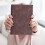 Watermelon Red A5 Soft Leather Notebook with Pen Holder 1 7