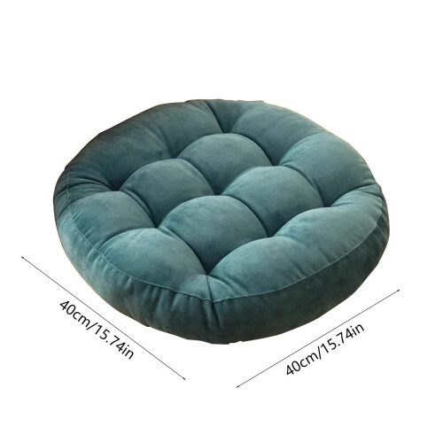 Chair Cushion Solid Color Corduroy Thickened Seat Cushion 2