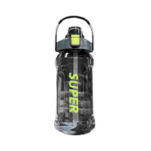 Sports Water Bottle 1.5 Gallon with Straw Leak-Proof Lid