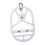 Shoe Clip Backpack Silicone Outdoor Climbing White 2