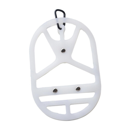 Shoe Clip Backpack Silicone Outdoor Climbing White 1