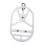Shoe Clip Backpack Silicone Outdoor Climbing White 5