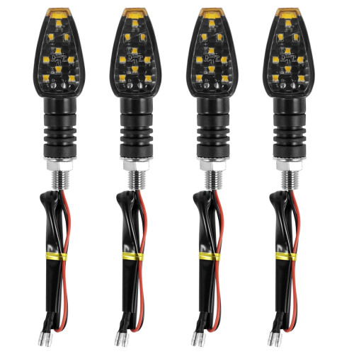 LED Amber Turn Signal Lights 12V 4 pcs