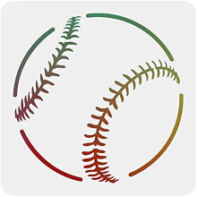 Baseball Stencil Reusable Plastic Paint DIY Craft