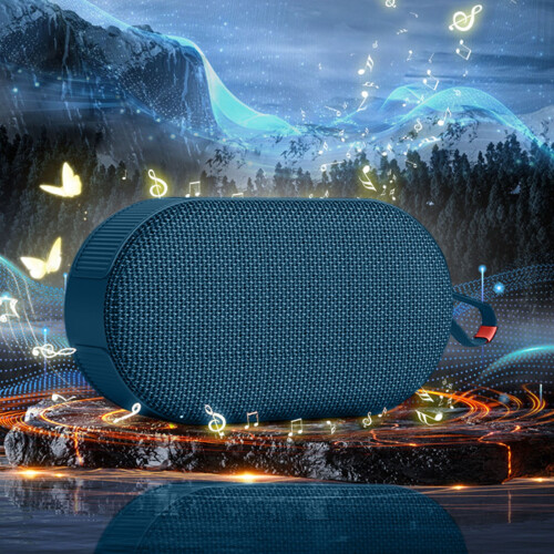 Bluetooth 5.3 Portable Speaker with RGB Lights 8W 2