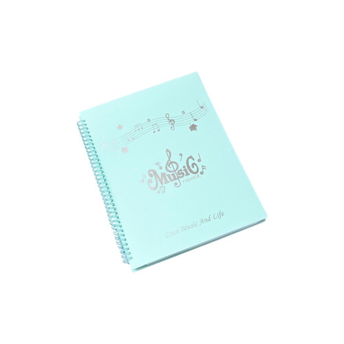 A4 Music Score Folder Gold Embossed 20 Inserts 32x25cm 1