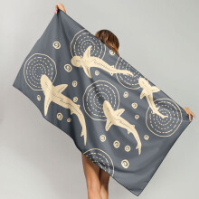 Microfiber Beach Towel Water-Absorbing Quick-Drying Bath