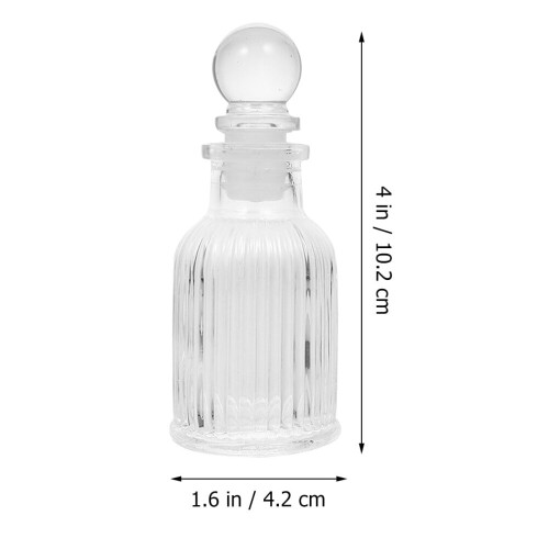 Bitters Bottle Glass Leakproof 6 oz Transparent 1