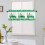 Home Decoration Curtains Bright Pattern 137x45 cm 2