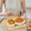 Boîtes à goûter réutilisables en silicone à double compartiment, lot de 2 7