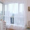 Orange sheer curtains 84 inch long 2 panels 4