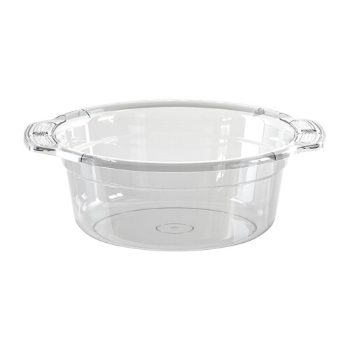 Transparent Plastic Basin for Washing and Storage 12L 1