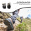 Black ankle gaiters lightweight for hiking 3