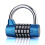Combination Lock 5-Digit Resettable Blue 1