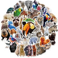 Cartoon Animal Stickers Pack 50 Pieces
