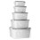 5 Pack Fruit Storage Containers for Fridge with Removable Colanders - Food Storage Containers with Lids 1