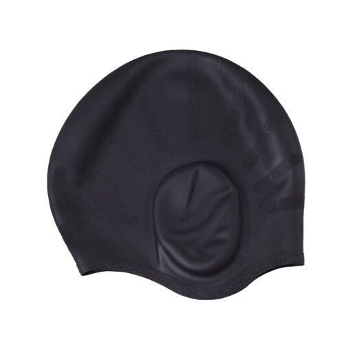Waterproof High-Rebound Swim Cap for Adults 3D Ear 1