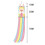 Easter Windsock Flags 4-Pack Bunny and Gnome Design 2