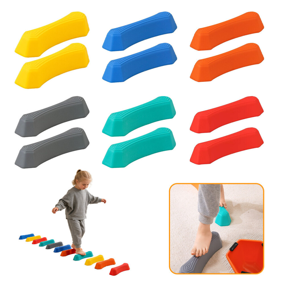 Photos - Construction Toy Sensory Balance Stepping Stones & Log Bridge, Kids Outdoor Balance Beam Training Equipment, Kids Sensory Training Toys