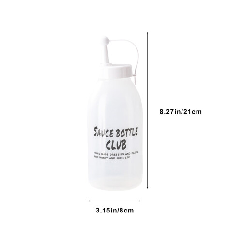 Leak-Proof Condiment Squeeze Bottles Flip Top 4-Pack 2