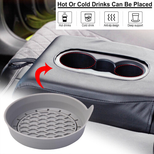 Car Cup Coaster Waterproof Non-Slip Spill-Proof Holder 2
