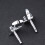 Guitar Tuning Pegs Vintage Style Silver 6Pcs 4