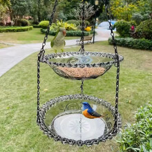 Outdoor Hanging Bird Feeder for Balcony Use