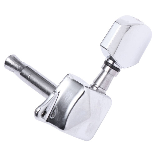 Guitar Tuning Pegs Vintage Style Silver 6Pcs 1