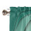 Modern green gradient brown short curtains for living room 6